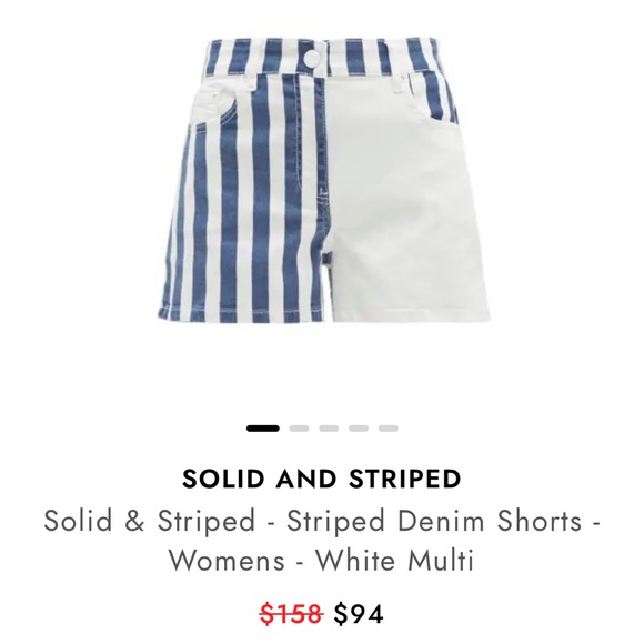 Solid and Stripe denim shorts - Picture 4 of 10